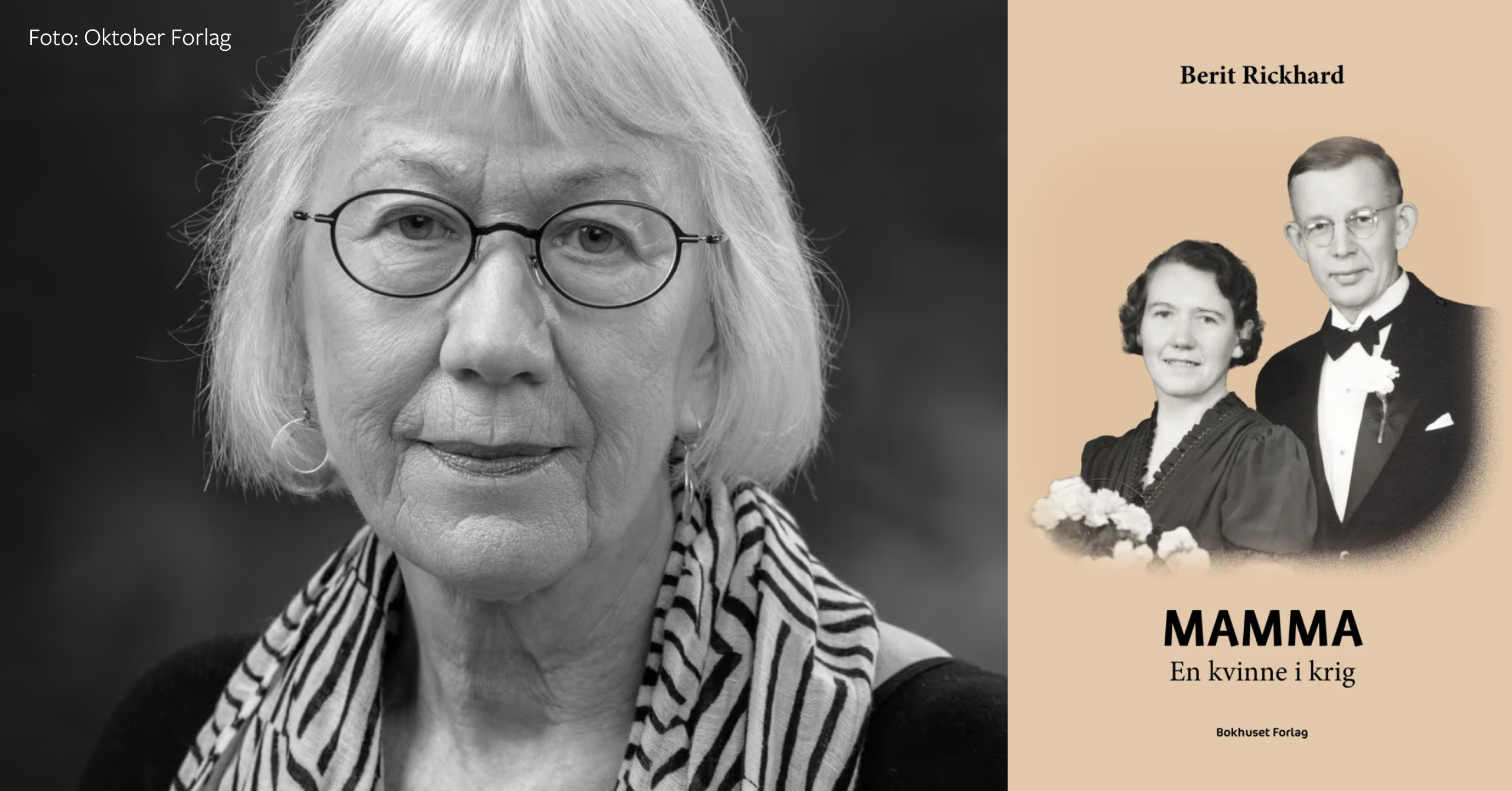 Bokpresentasjon: Berit Rickhard – Mamma. En kvinne i krig